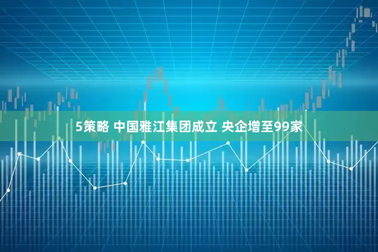 5策略 中國雅江集團成立 央企增至99家